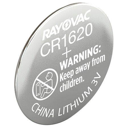 Rayovac Lithium CR1620 3V Keyless Entry Battery KECR1620-1C